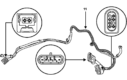 Faisceau électrique externe