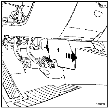 Ensemble conduits entree d'air du motoventilateur