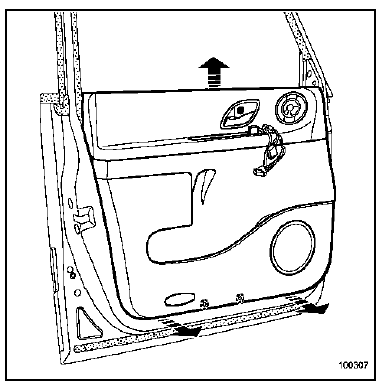 Dépose - repose du tableau de commande 