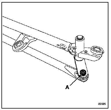 Mécanisme d'essuie-vitre avant 