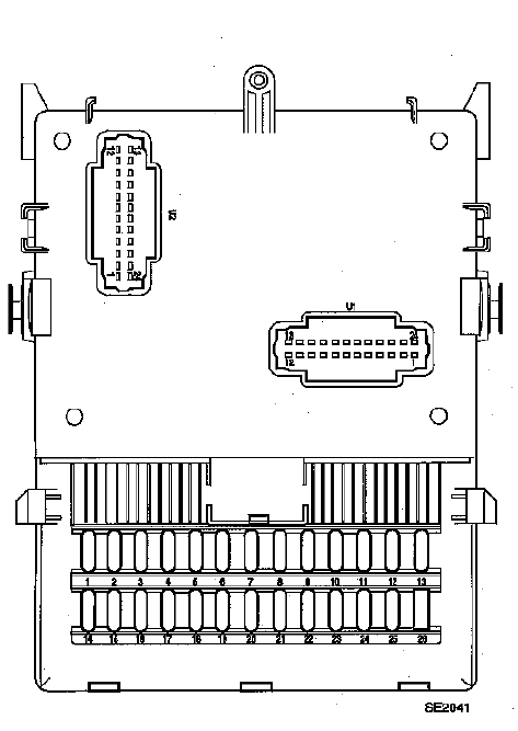 Boîtier fusibles-relais