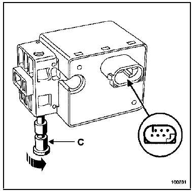 Verrou électrique de colonne de direction 