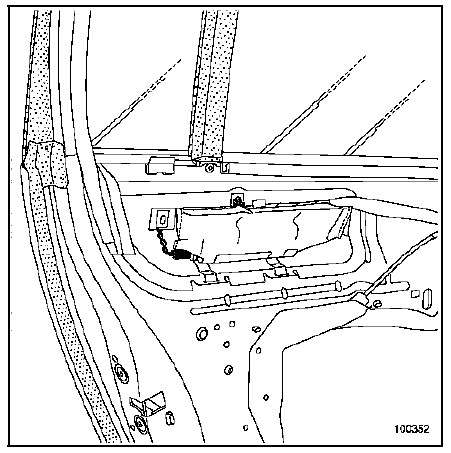 Airbag latéral arrière (thorax) 