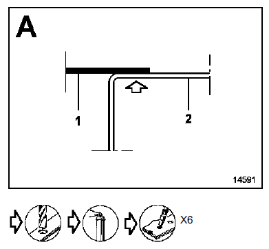 Fermeture de longeron avant 