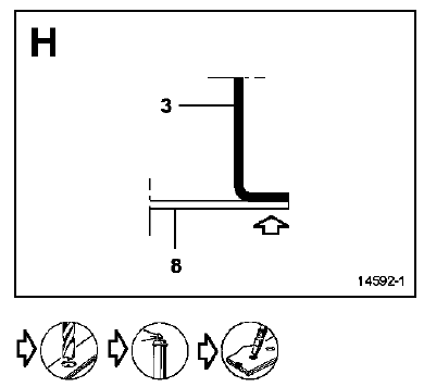 Particularite du longeron droit