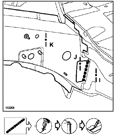 Particularite du longeron droit