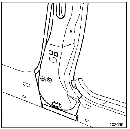 Renfort de pied milieu 