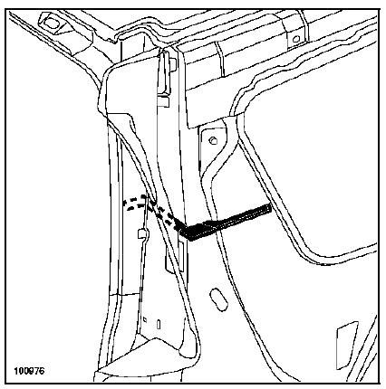 Panneau d'aile arrière