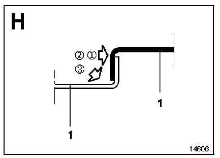 Panneau d'aile arrière