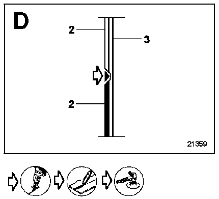 Détail de la coupe (b, b')