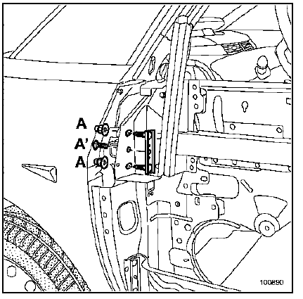 Porte latérale avant