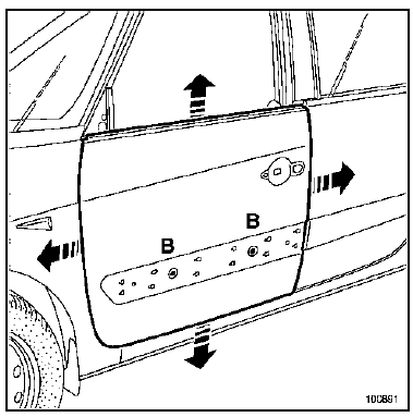 Panneau de porte latérale avant 