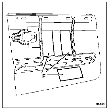 Panneau de porte latérale avant 