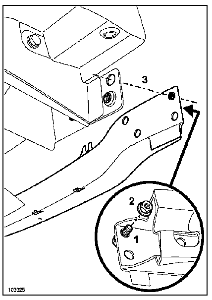 Traverse de choc arrière