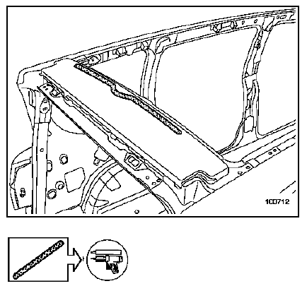 Partie arrière de pavillon 