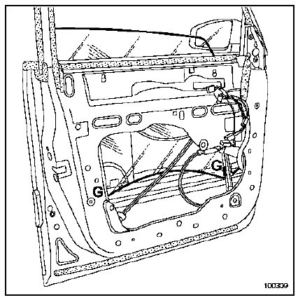 Porte latérale avant