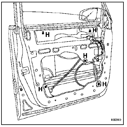 Porte latérale avant