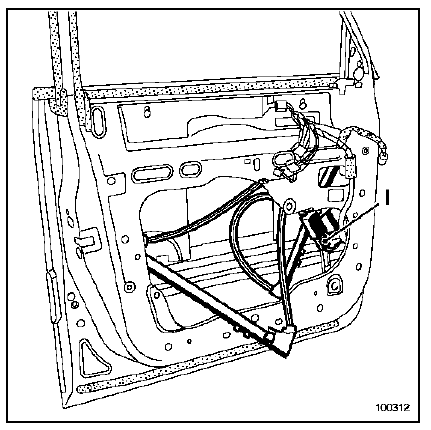 Porte latérale avant