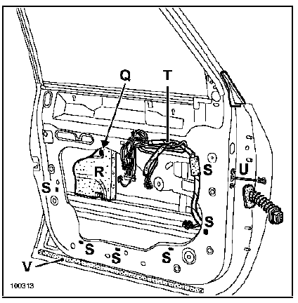 Porte latérale avant