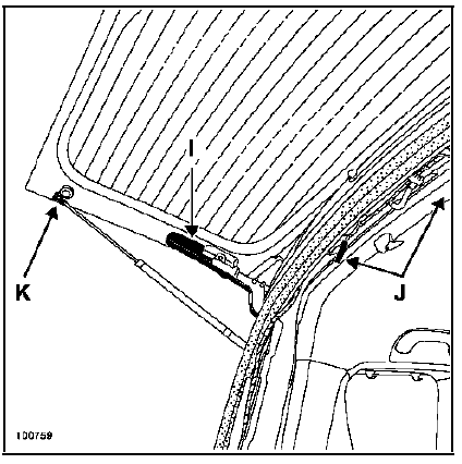 Lunette arrière ouvrante