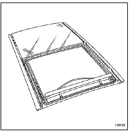 Vitre fixe de toit ouvrant