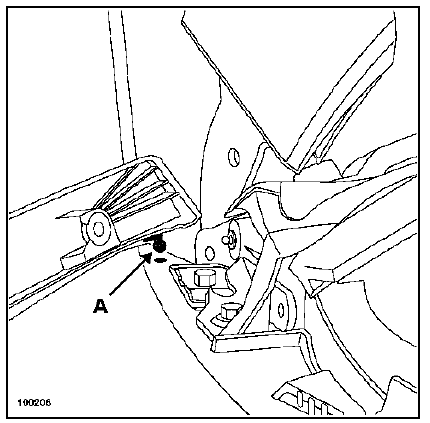 Vitre de déflecteur avant 