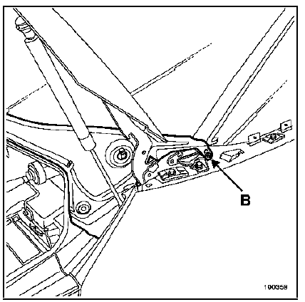 Vitre de déflecteur avant 