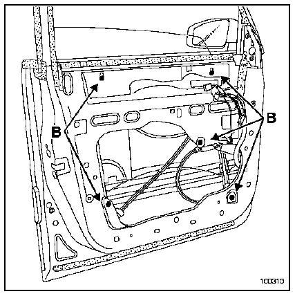 Lève-vitre de porte avant 