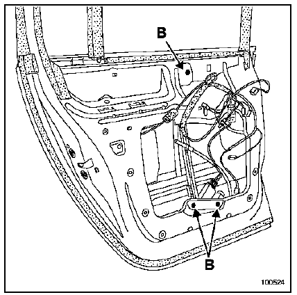 Lève-vitre de porte arrière