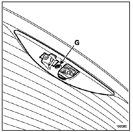 Moteur d'essuie-vitre de lunette arrière mobile 