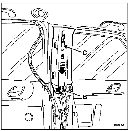 Ceinture de sécurité avant