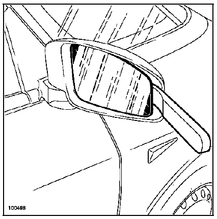 Coquille de rétroviseur 