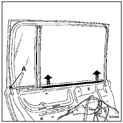 Joint d'encadrement de porte arrière