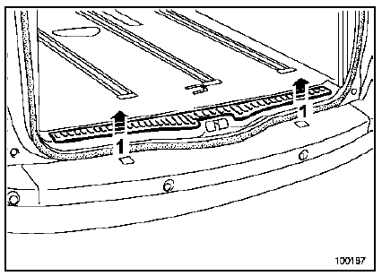 Garniture de jupe arrière 