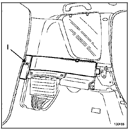 Dépose de la garniture de custode