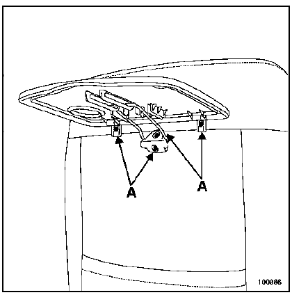 Tablette de dossier de siège 