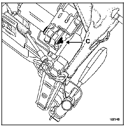 Dépose du moteur de réhausse d'assise