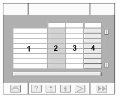 Ecran de configuration