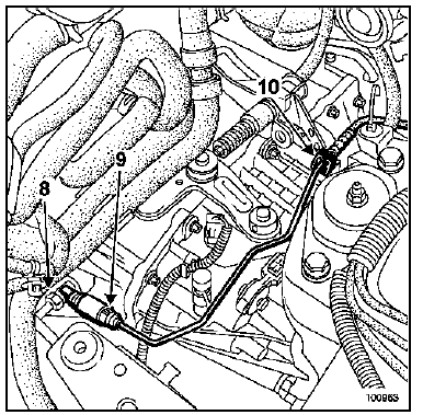 Canalisation d'alimentation récepteur Moteur F9Q