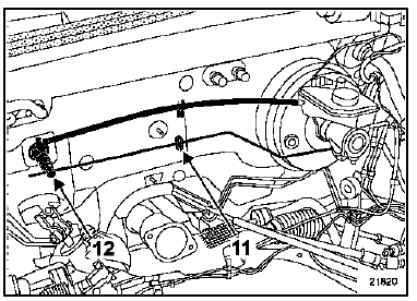 Canalisation d'alimentation récepteur Moteur F9Q