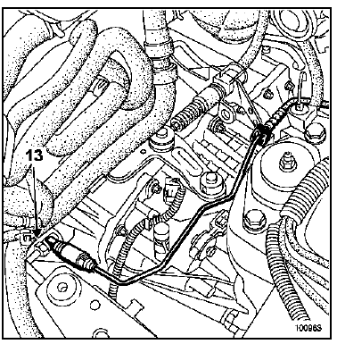 Canalisation d'alimentation récepteur Moteur F9Q