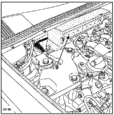 Canalisation d'alimentation récepteur Moteur G9T