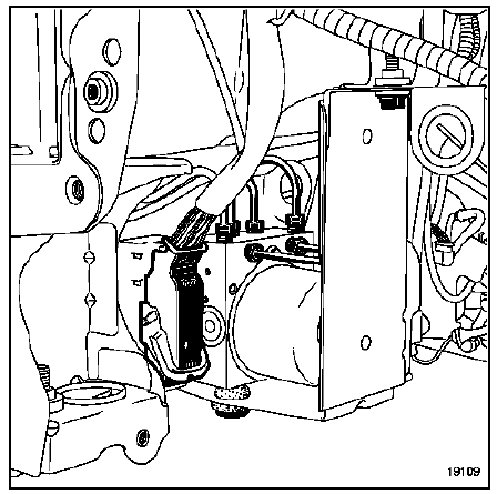 Groupe électropompe du système antiblocage des roues 