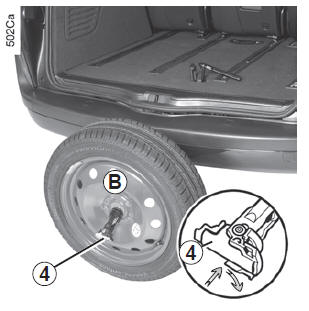 Roue de secours B