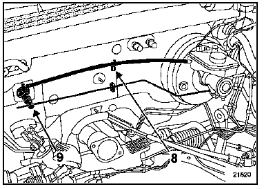 Cylindre émetteur d'embrayage Moteur F9Q